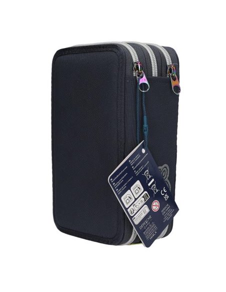 Dino World trousse 3 compartiments LED GALAXY