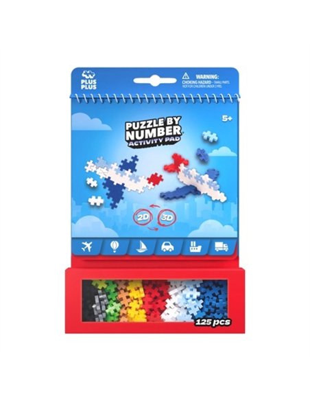 Bloc d'activité - Transport - 125 Pcs - Plus plus