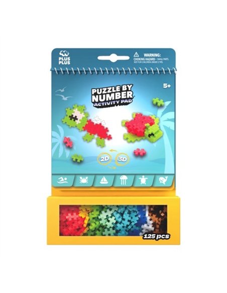 Bloc d'activité - Océan - 125 Pcs - Plus plus