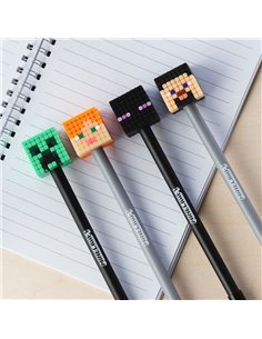  Stylo à Fine Mine Minecraft avec Embout Silicone 2