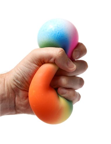  Balle à Presser Anti-stress Rainbow - Arc-en-ciel 9cm