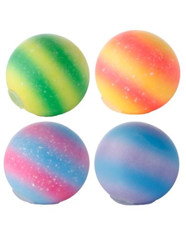  Balle à Presser Anti Stress 7cm Galaxy - Planète