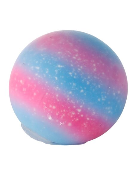  Balle à Presser Anti Stress 7cm Galaxy - Planète
