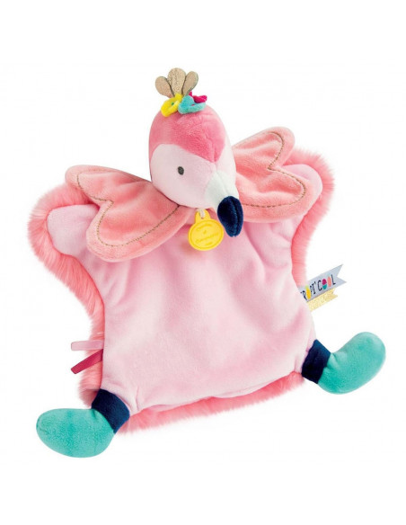 Marionnette flamant rose 