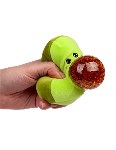 Peluche à Presser Queasy Squeezies anti-stress - Avocat