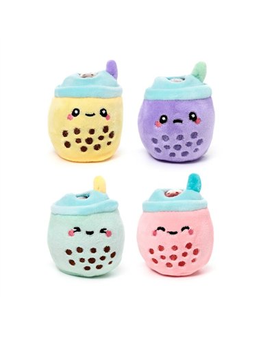Peluche à Presser Queasy Squeezies anti-stress - Foodiemals Bubble Tea