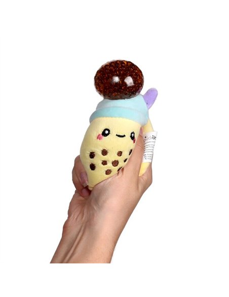 Peluche à Presser Queasy Squeezies anti-stress - Foodiemals Bubble Tea