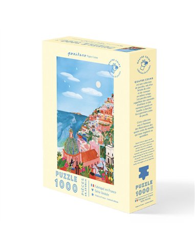 Puzzle Positano par Flore Papier Coton - 1000 pièces - La petite épicerie