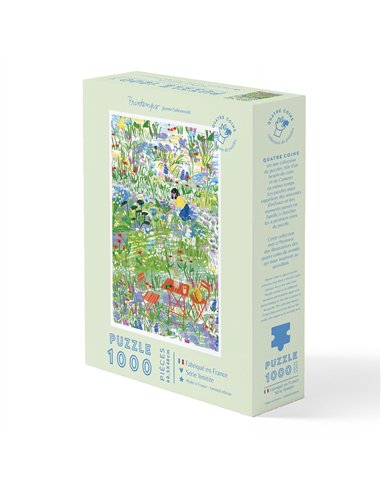 Puzzle Jardin secret par Jeanne Saboureault - 1000 pièces - La petite épicerie