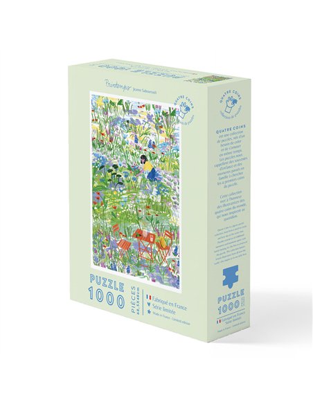 Puzzle Jardin secret par Jeanne Saboureault - 1000 pièces - La petite épicerie