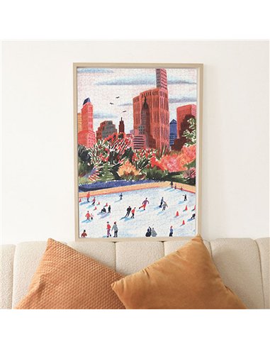 Puzzle Skating in New York par Ban Hee - 1000 pièces - La petite épicerie