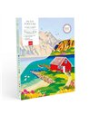 Coffret peinture au numéro - Randonnée en Norvège par Nolwenn Studio - La petite épicerie