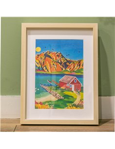 Coffret peinture au numéro - Randonnée en Norvège par Nolwenn Studio - La petite épicerie 2