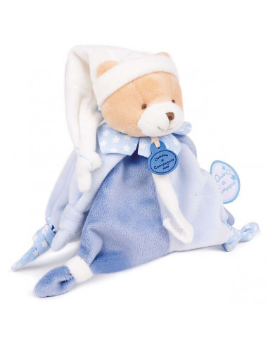 Attache sucette velcro doudou - Ours petit chou