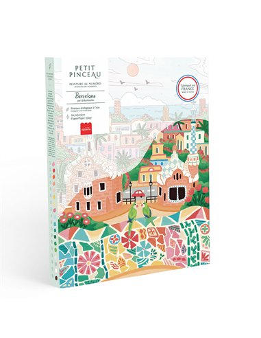 Coffret peinture au numéro - Barcelona par DazlStudio - La petite épicerie