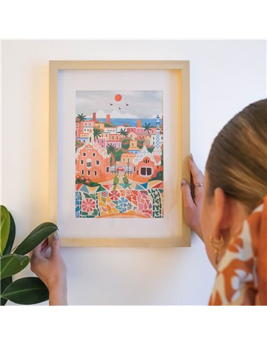 Coffret peinture au numéro - Barcelona par DazlStudio - La petite épicerie