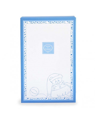Attache sucette velcro doudou - Ours petit chou