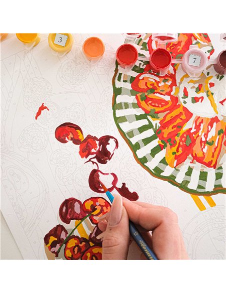 Coffret peinture au numéro - Dolce Vita par Ananya Bhandari - La petite épicerie