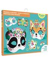 Ma pochette d'artiste - Masques à décorer - Kawaii - Auzou