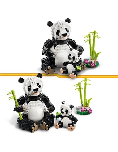 LEGO® CREATOR 31165 - ANIMAUX SAUVAGES : LA FAMILLE DE PANDAS