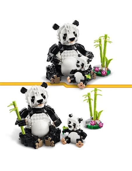 LEGO® CREATOR 31165 - ANIMAUX SAUVAGES : LA FAMILLE DE PANDAS
