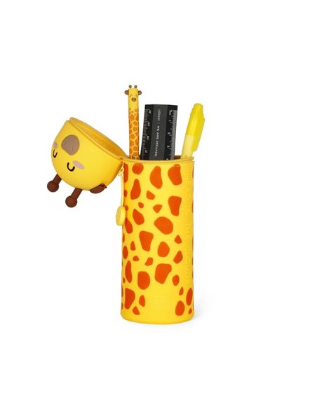 Trousse en Silicone 2-en-1 Kawaii Girafe - LEGAMI