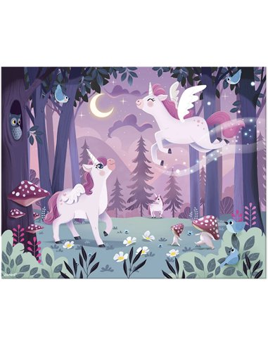 Puzzle licornes - 54 pcs - Janod