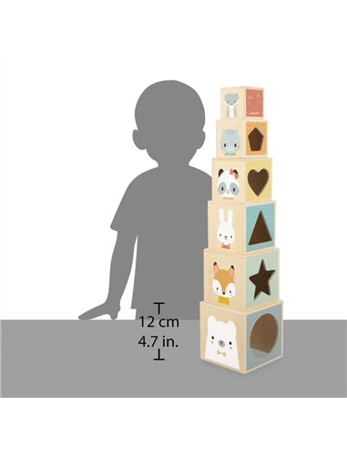 Pyramide pure en bois - janod