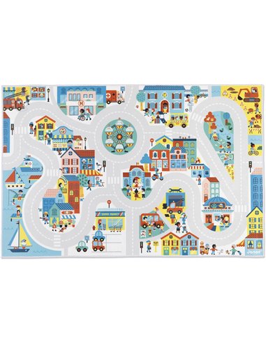 Tapis de voitures croos roads - Ville - Janod