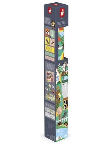 Tapis de voitures croos roads - campagne - Janod