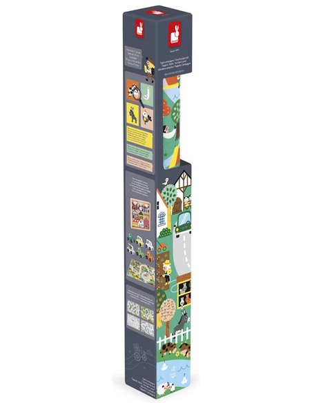 Tapis de voitures croos roads - campagne - Janod