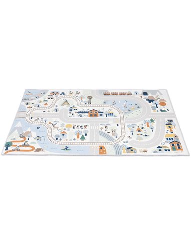 Tapis de voitures cross roads - la vallée blanche - Janod