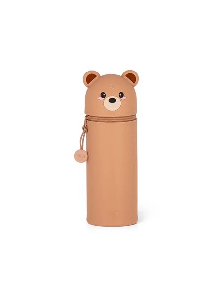 Trousse en Silicone 2-en-1 Kawaii ours en peluche  - LEGAMI