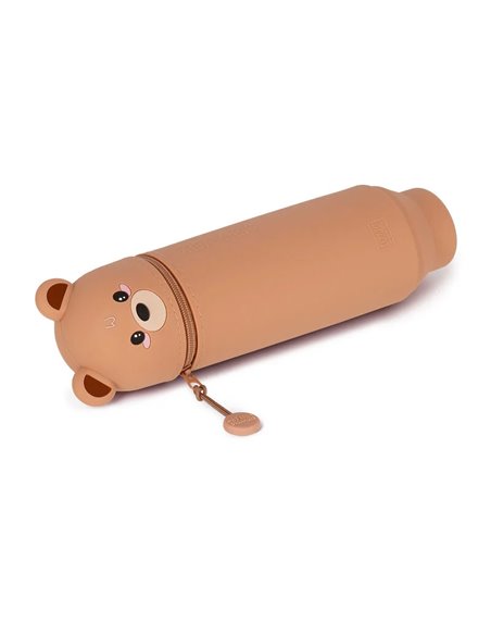 Trousse en Silicone 2-en-1 Kawaii ours en peluche  - LEGAMI