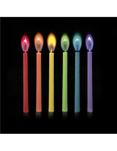 Bougies avec Flamme Colorée - Legami