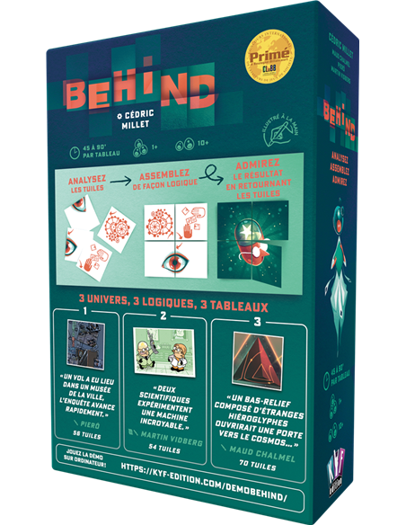 Behind