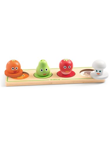 PUZZLE GROS BOUTONS - Puzzle boutons Végétal - Djeco