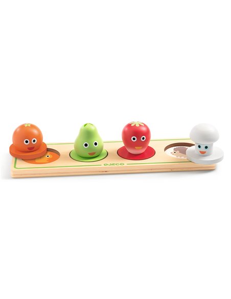 PUZZLE GROS BOUTONS - Puzzle boutons Végétal - Djeco