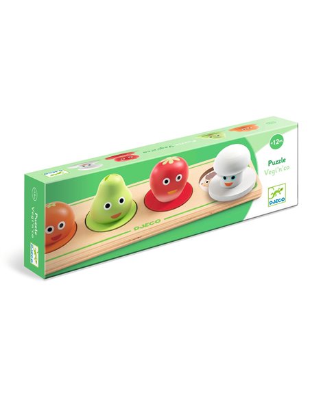 PUZZLE GROS BOUTONS - Puzzle boutons Végétal - Djeco