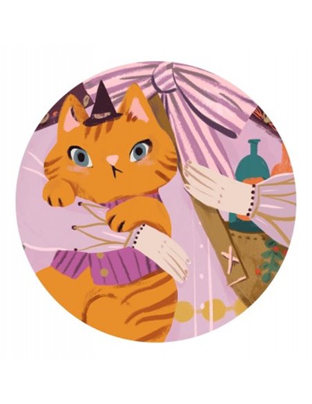  PUZZLE GEANT - Lilli, sorcière espiègle - 36 pcs - Djeco