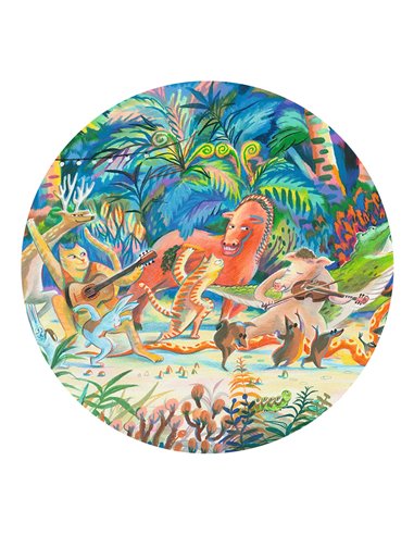 Puzzle Gallery 200pcs - Woods music Band - djeco