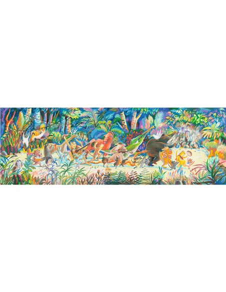 Puzzle Gallery 200pcs - Woods music Band - djeco