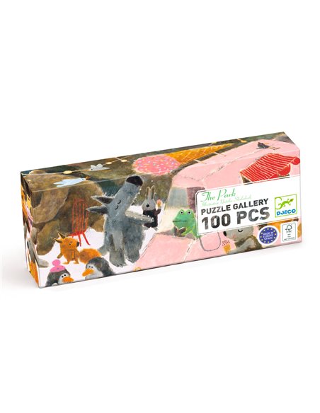 PUZZLE GALLERY - Puzzle Gallery 100pcs - The park - Djeco