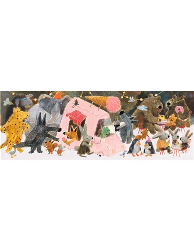 PUZZLE GALLERY - Puzzle Gallery 100pcs - The park - Djeco