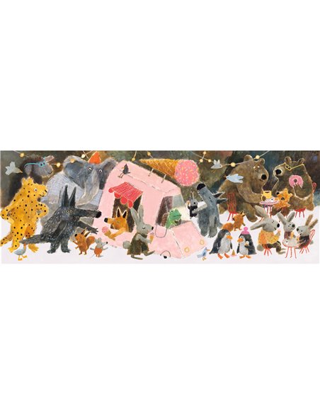 PUZZLE GALLERY - Puzzle Gallery 100pcs - The park - Djeco