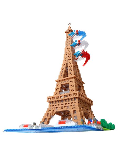 Nanoblock bords de la Seine et Tour Eiffel à Paris
