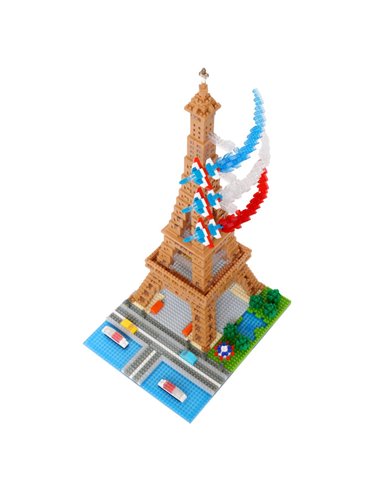 Nanoblock bords de la Seine et Tour Eiffel à Paris