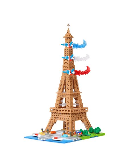 Nanoblock bords de la Seine et Tour Eiffel à Paris