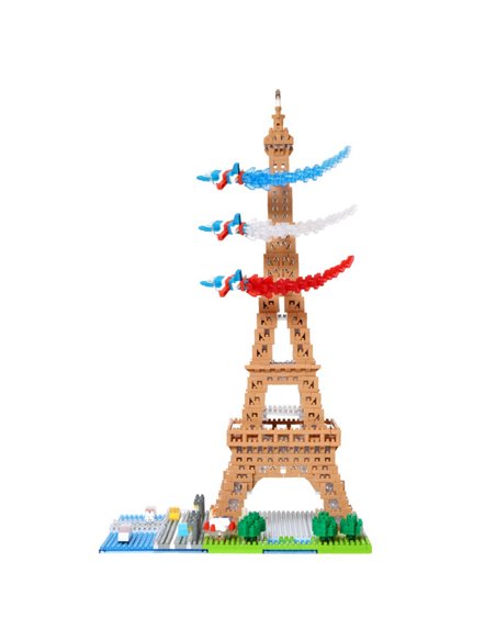 Nanoblock bords de la Seine et Tour Eiffel à Paris