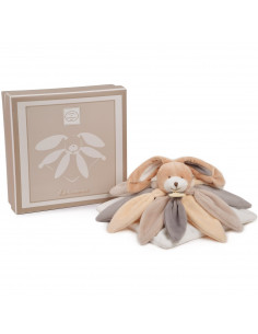 Doudou lapin taupe